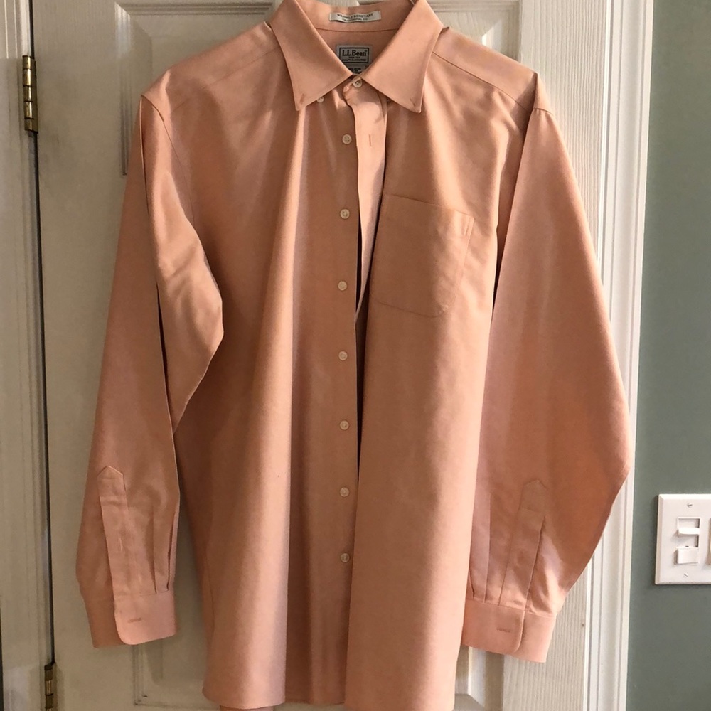 LL Bean oxford cloth button down 17-36